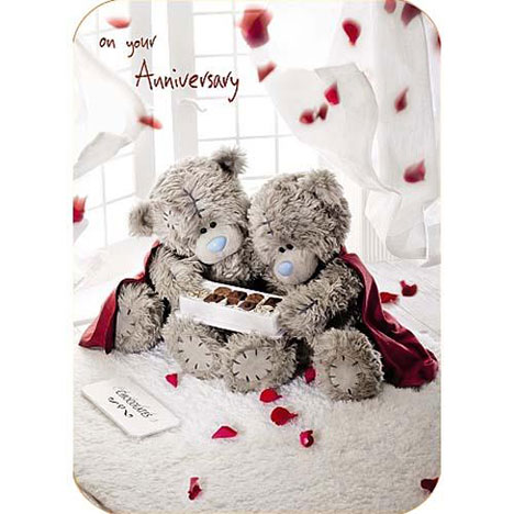 On Your Anniversary Me to You Bear Card £1.60